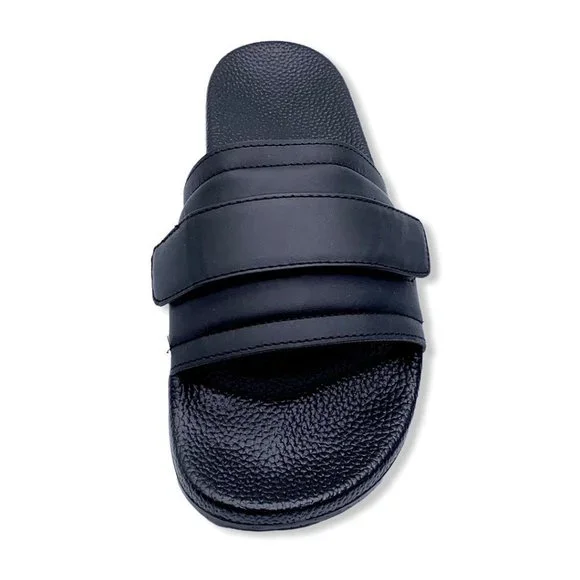 Pastry Adult Black Recovery Customizable XXL Slip On Slides Shoes - Picture 2 of 8